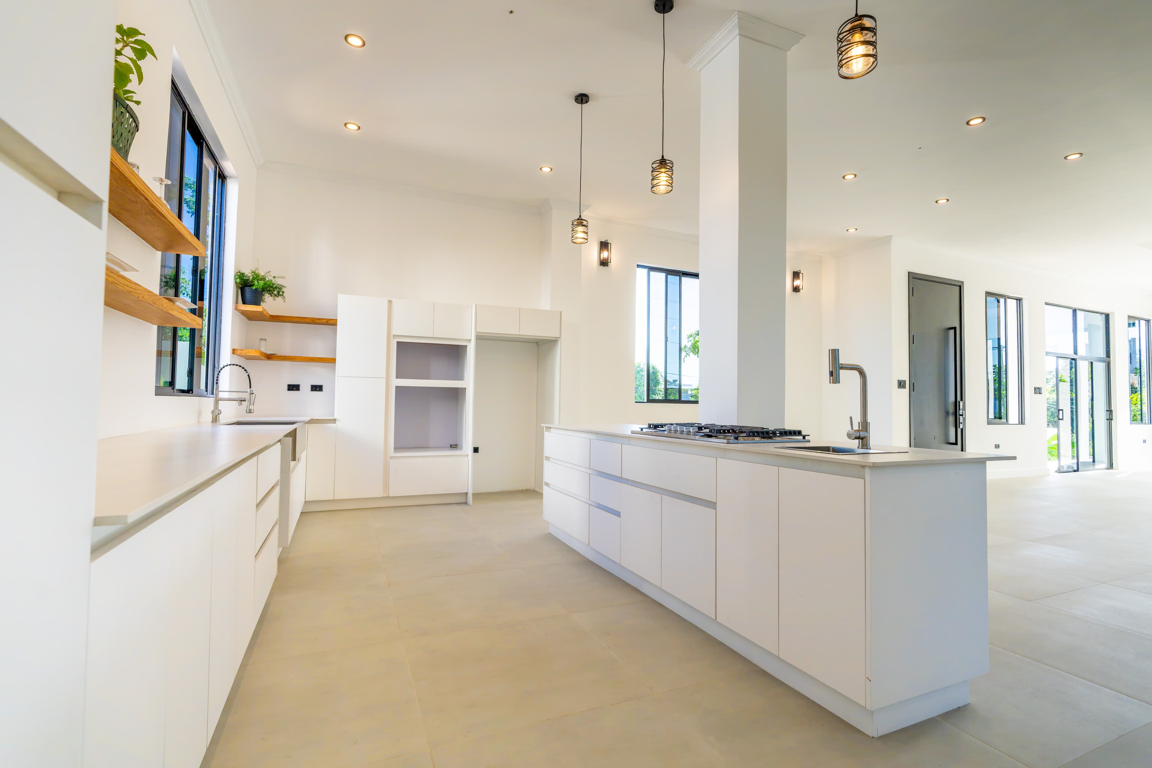 Luxury villa at sunset in Negril